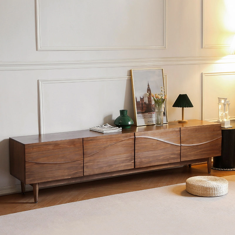 71" Organic Modern TV Stand with Storage