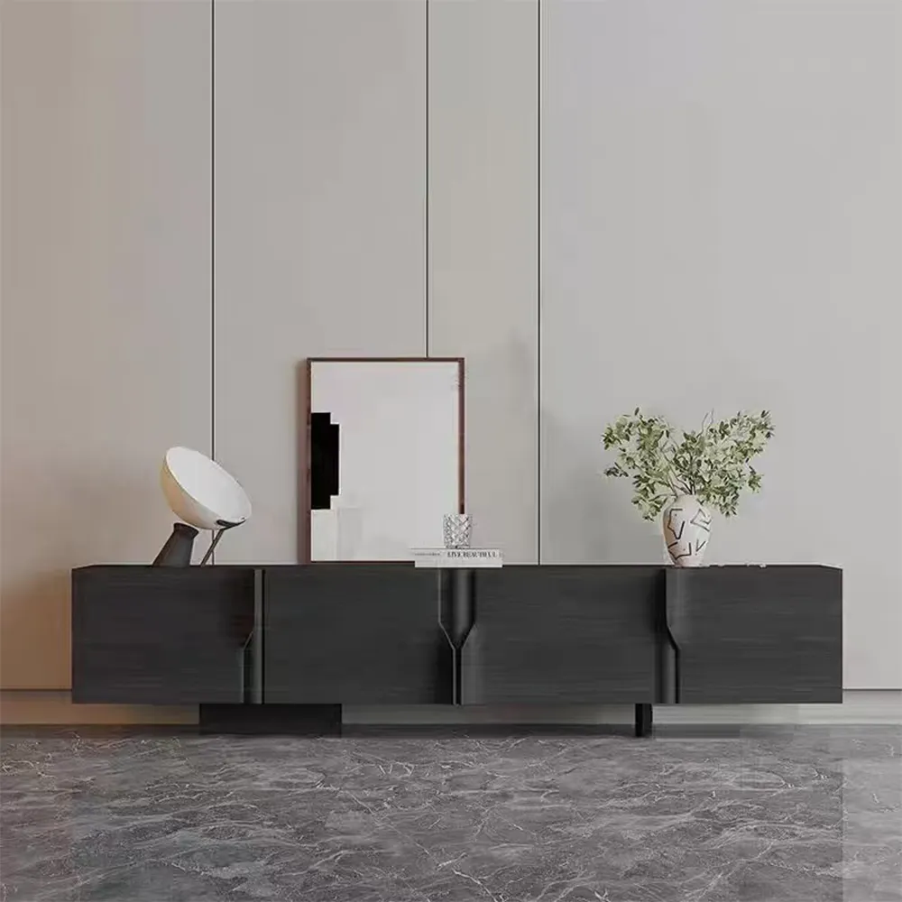 Wabi-Sabi Minimalist Wood TV Stand