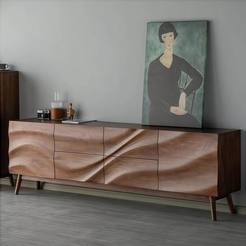 Nordic Light Luxury Wooden TV Cabinet | Ormau