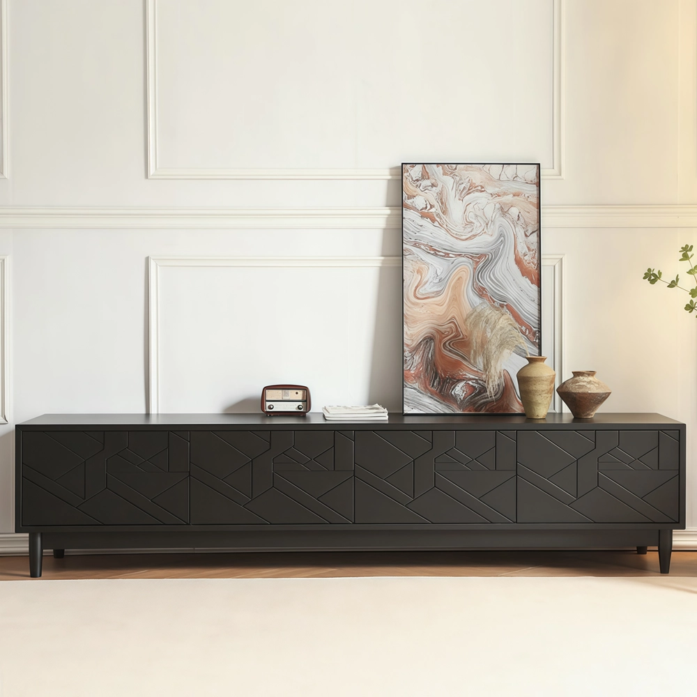 Nordic Minimalist Solid Wood TV Cabinet | Ormau