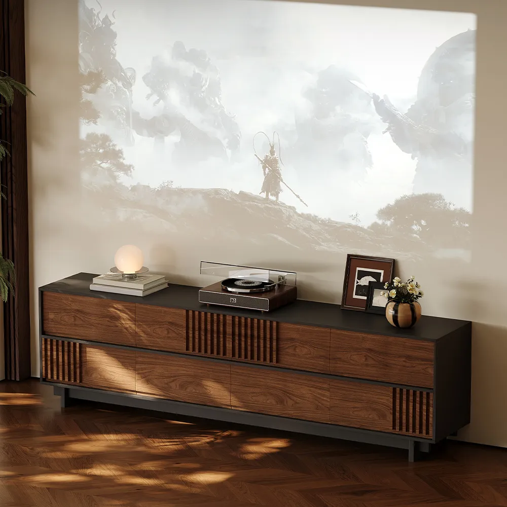 87" Modern TV Stand with Storage