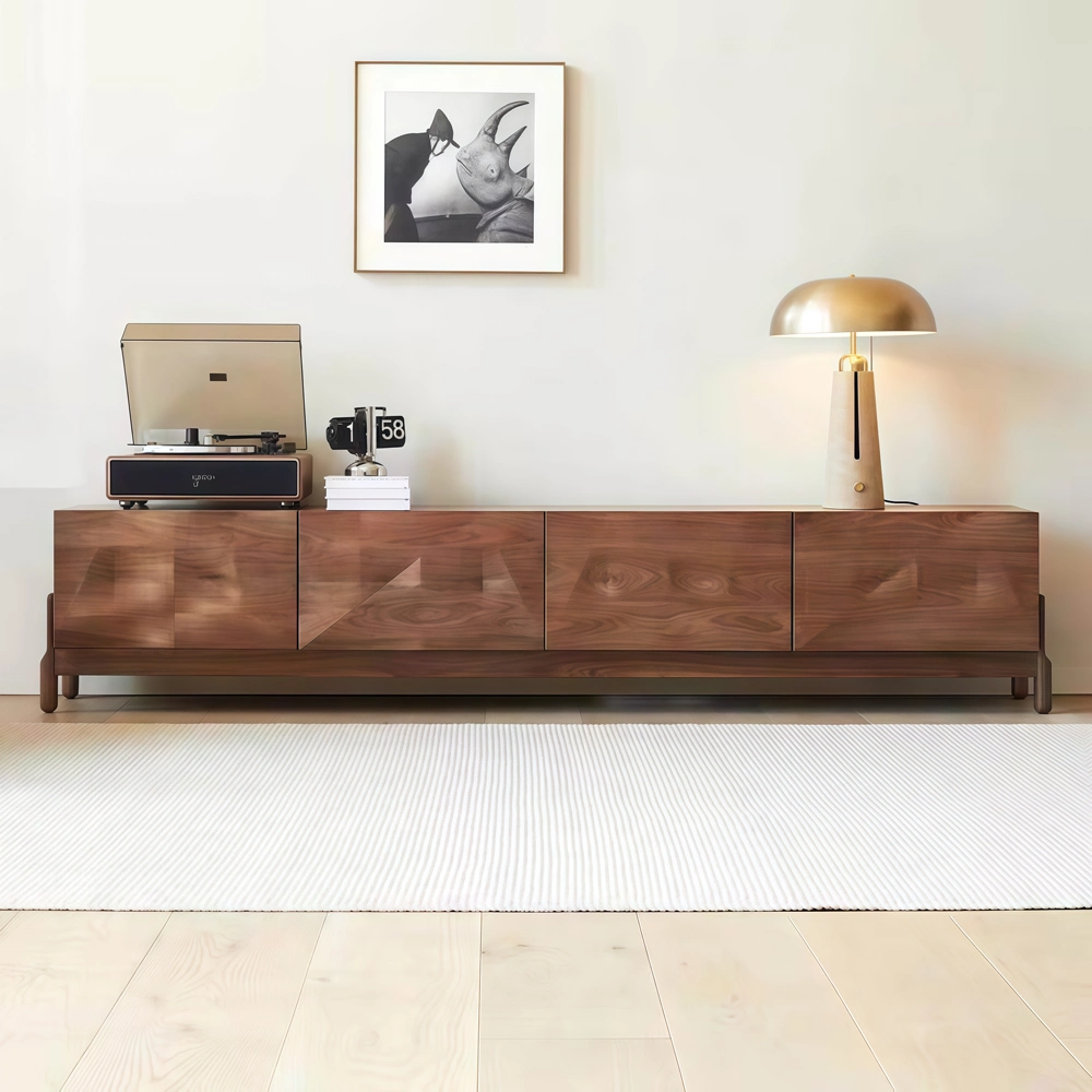 83" Modern TV Stand with Cabinets
