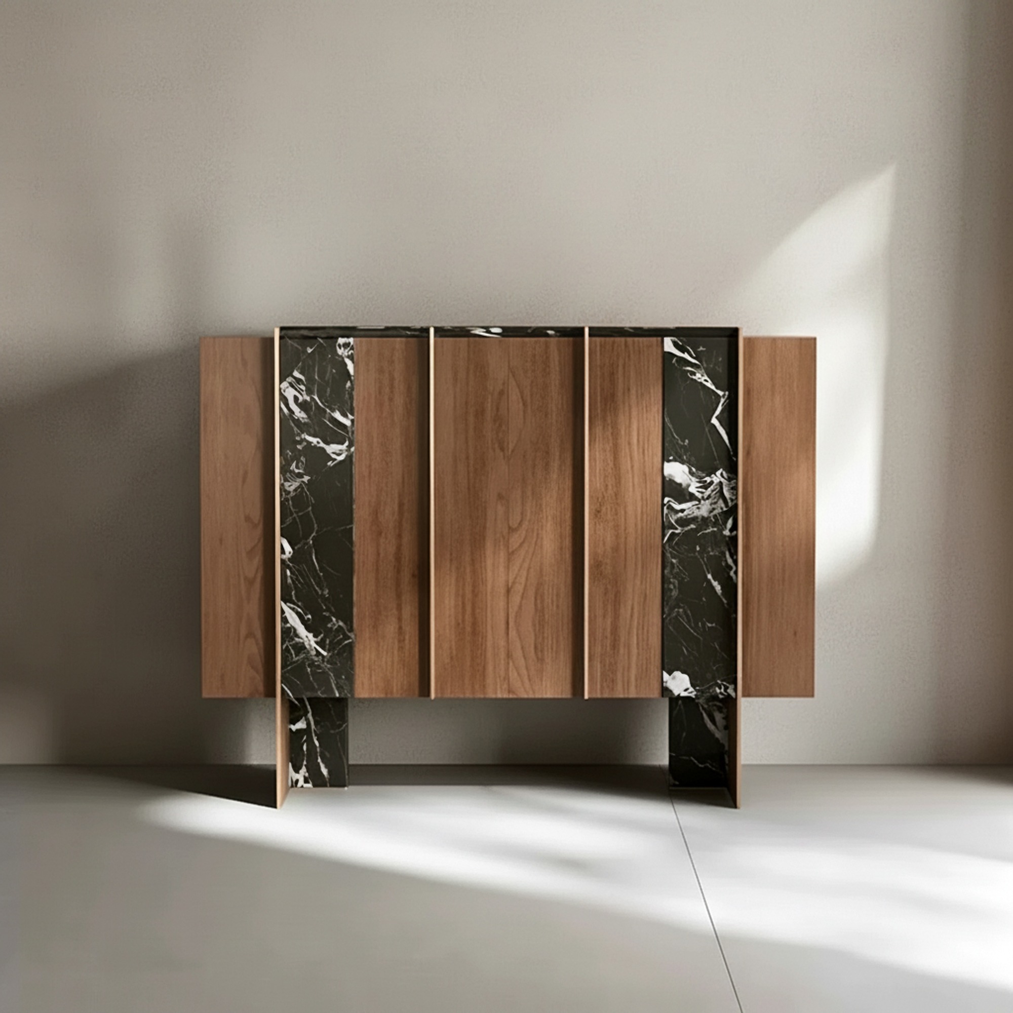 Walnut Mid-Century Shoe Cabinet | Ormau