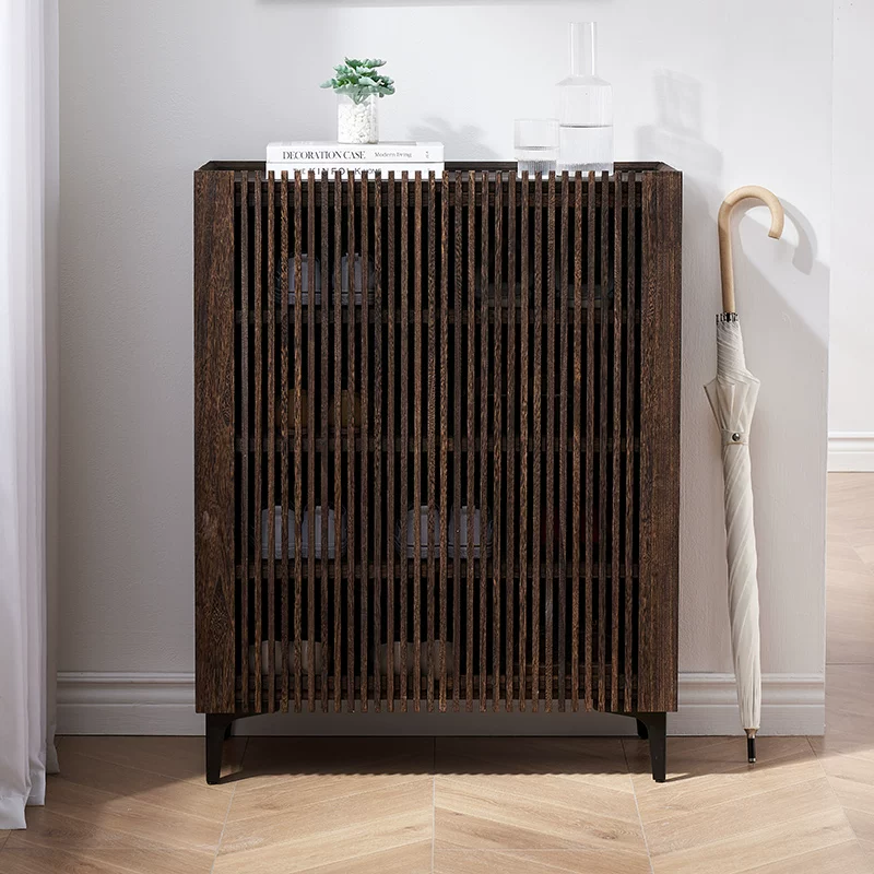 Solid Walnut Entryway Shoe Locker | Ormau