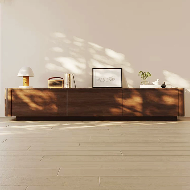 Veridian Minimalist Walnut Media Console | Ormau