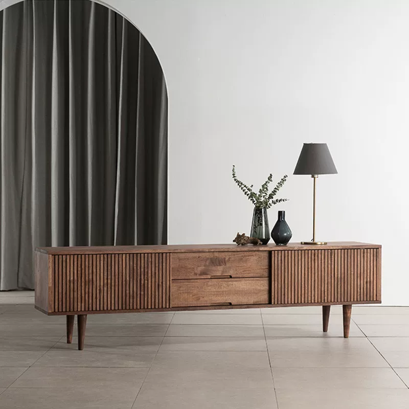 Wabi-sabi Solid Wood TV Stand | Ormau