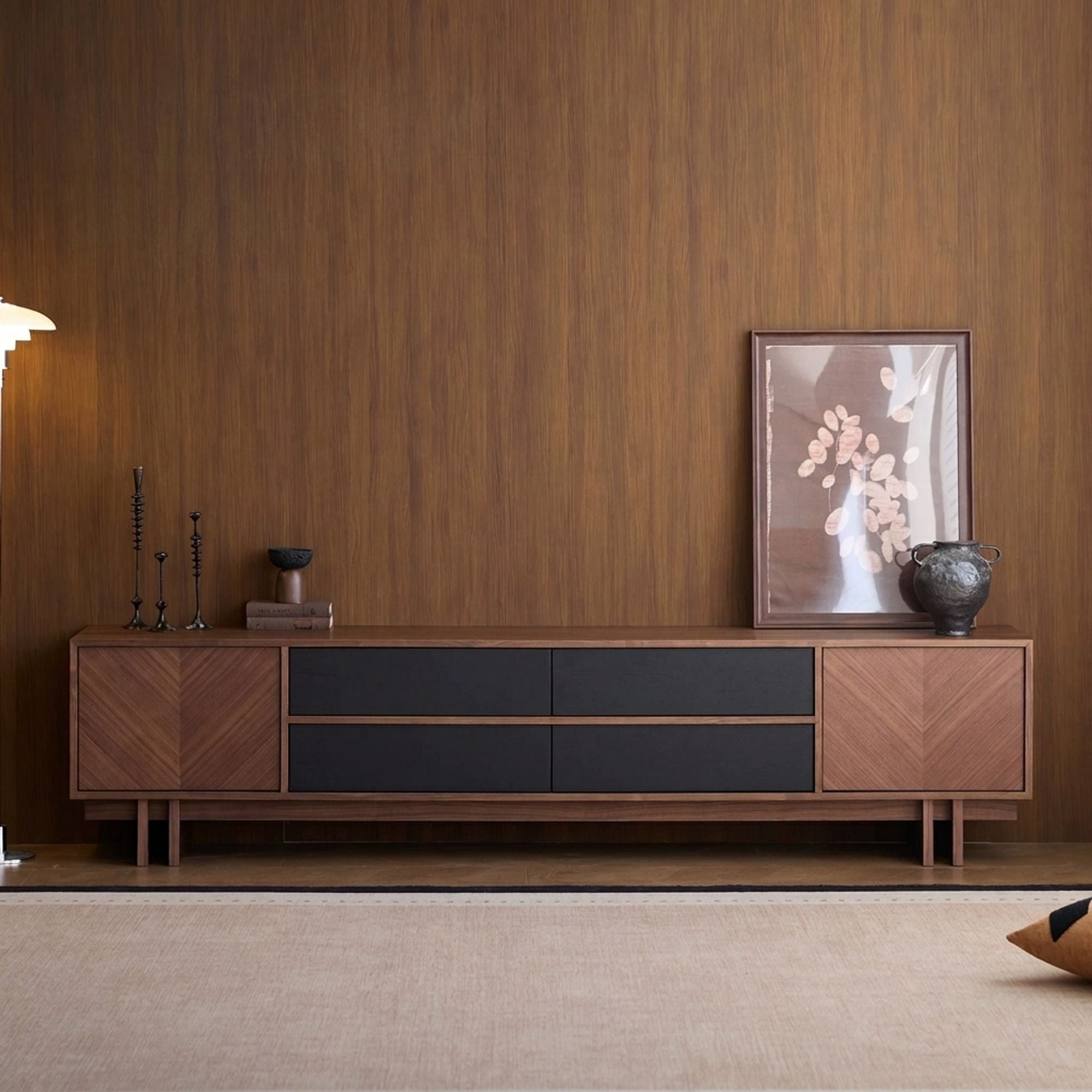 Ormau Color Block Media Console