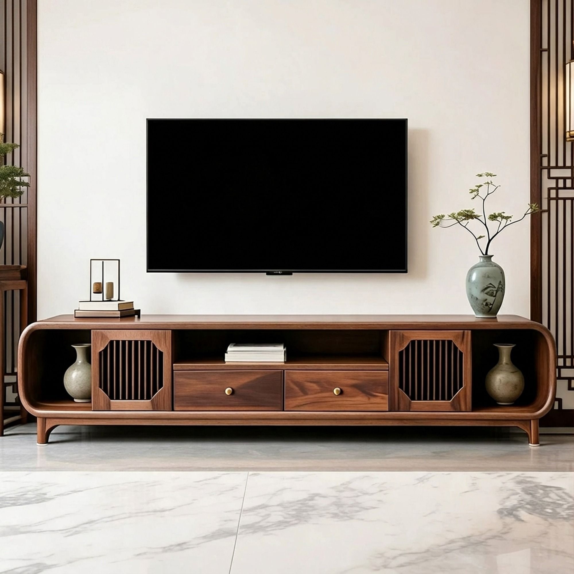 Solstice Solid Wood Media Console | Ormau