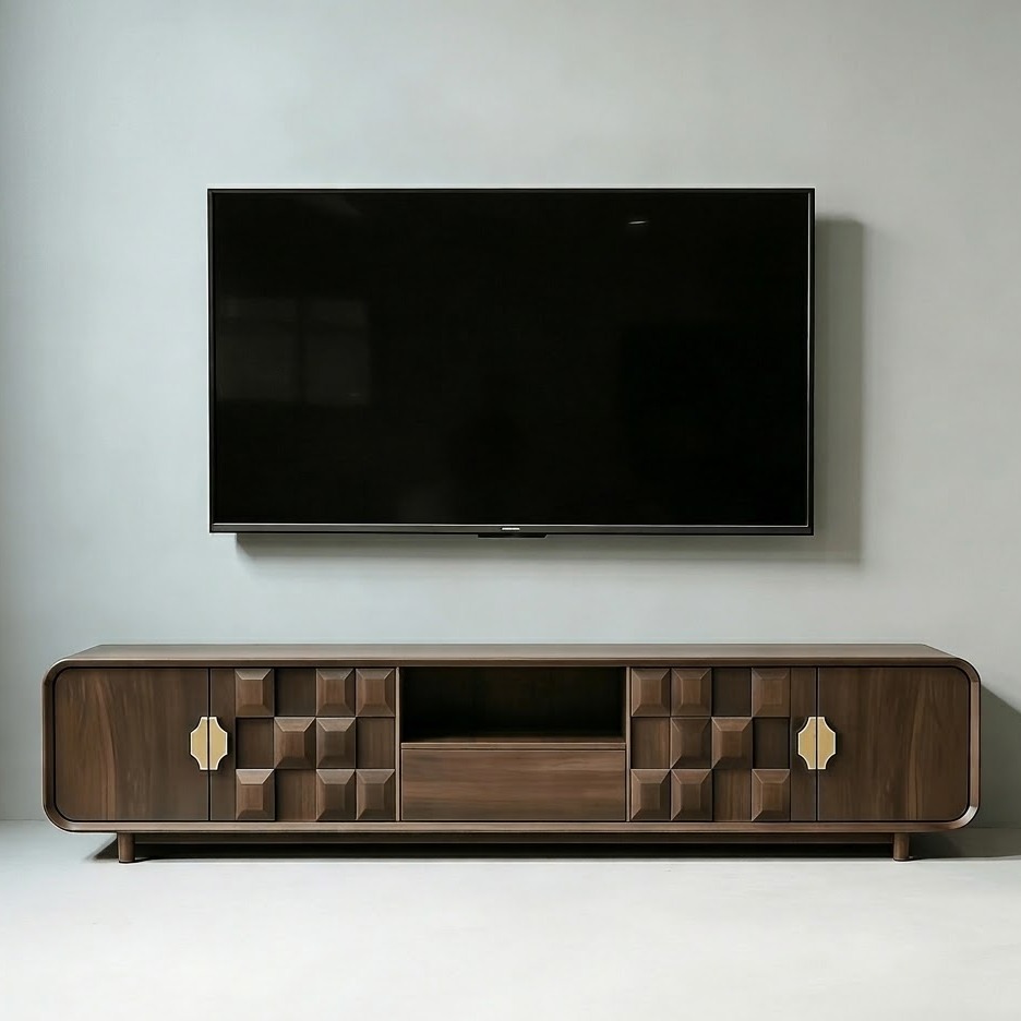 Stature Media Console | Ormau Black Walnut