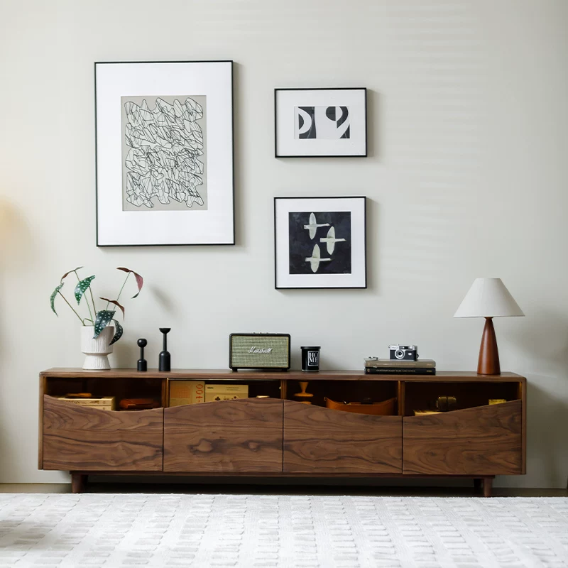 Walnut TV Console with Integrated Light | Ormau