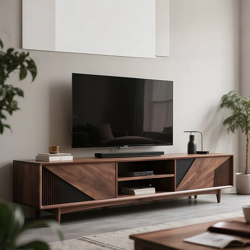 Aura Walnut Media Console | Ormau