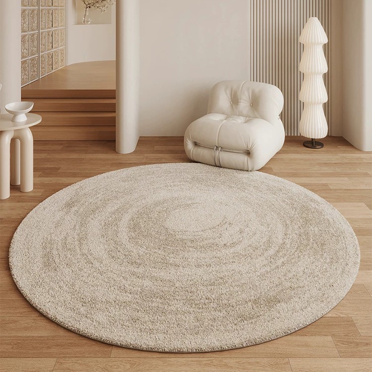 Minimalist Patterned Round Rug | Ormau