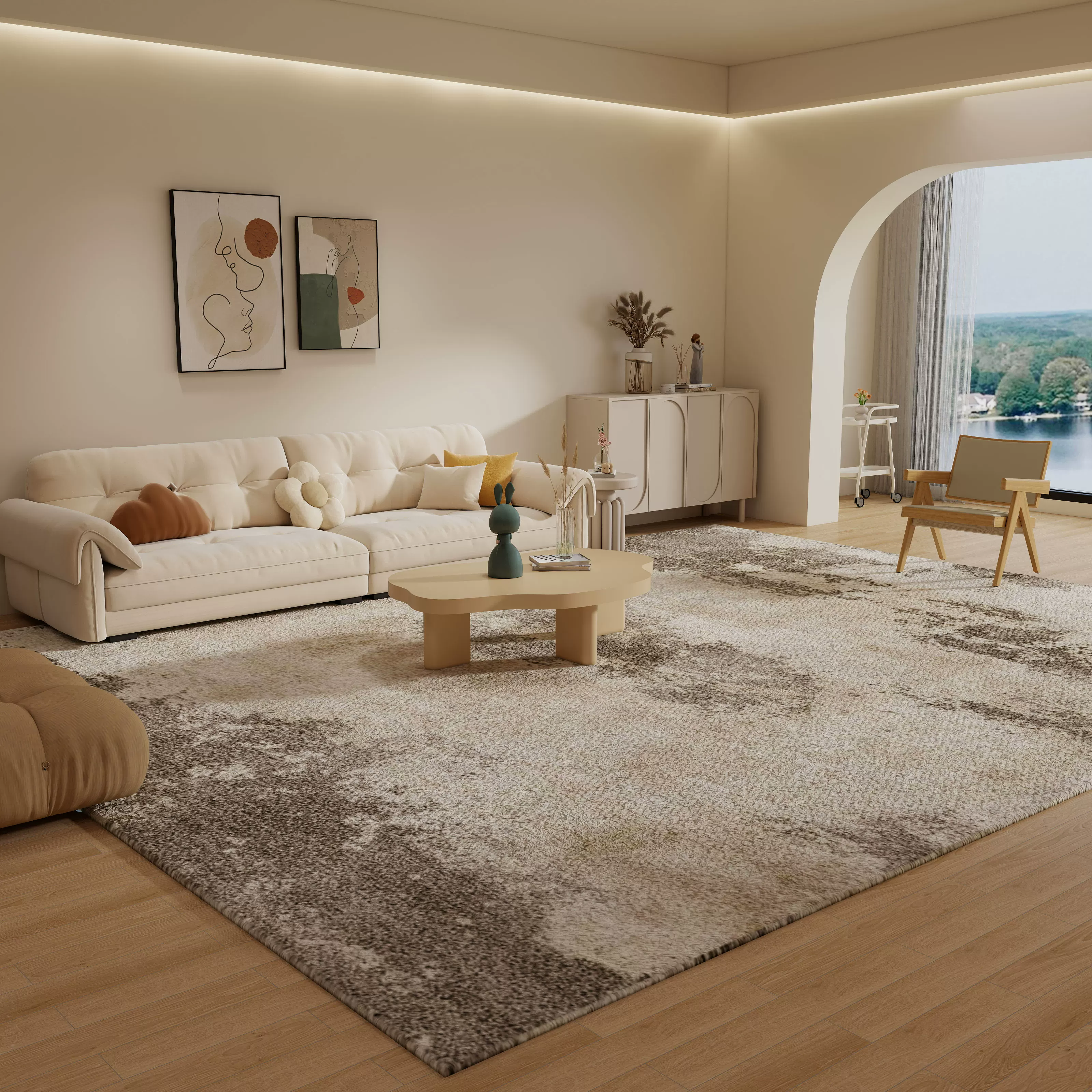 Ormau Legacy Motif Area Rug | Ormau