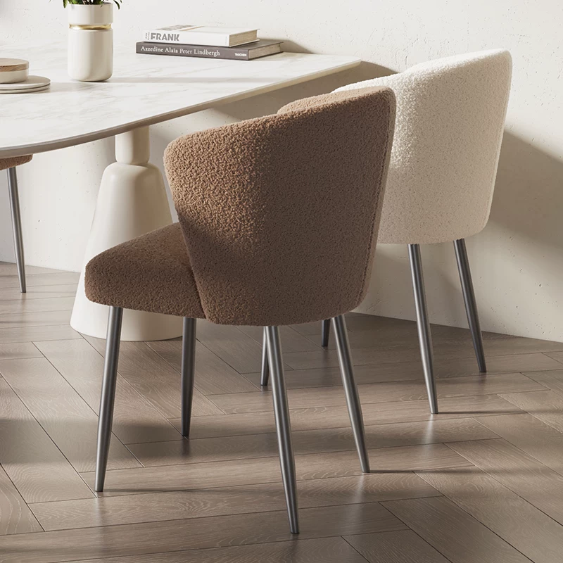 Upholstered Dining Chair with Arms