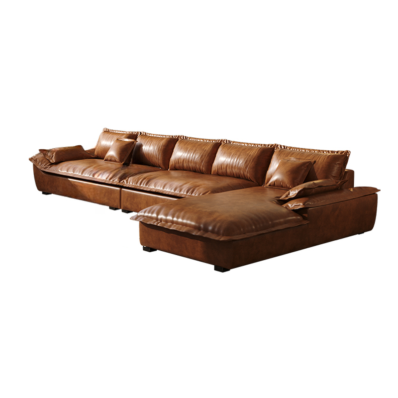 142" Organic Modern L-Shaped Sectional Sofa