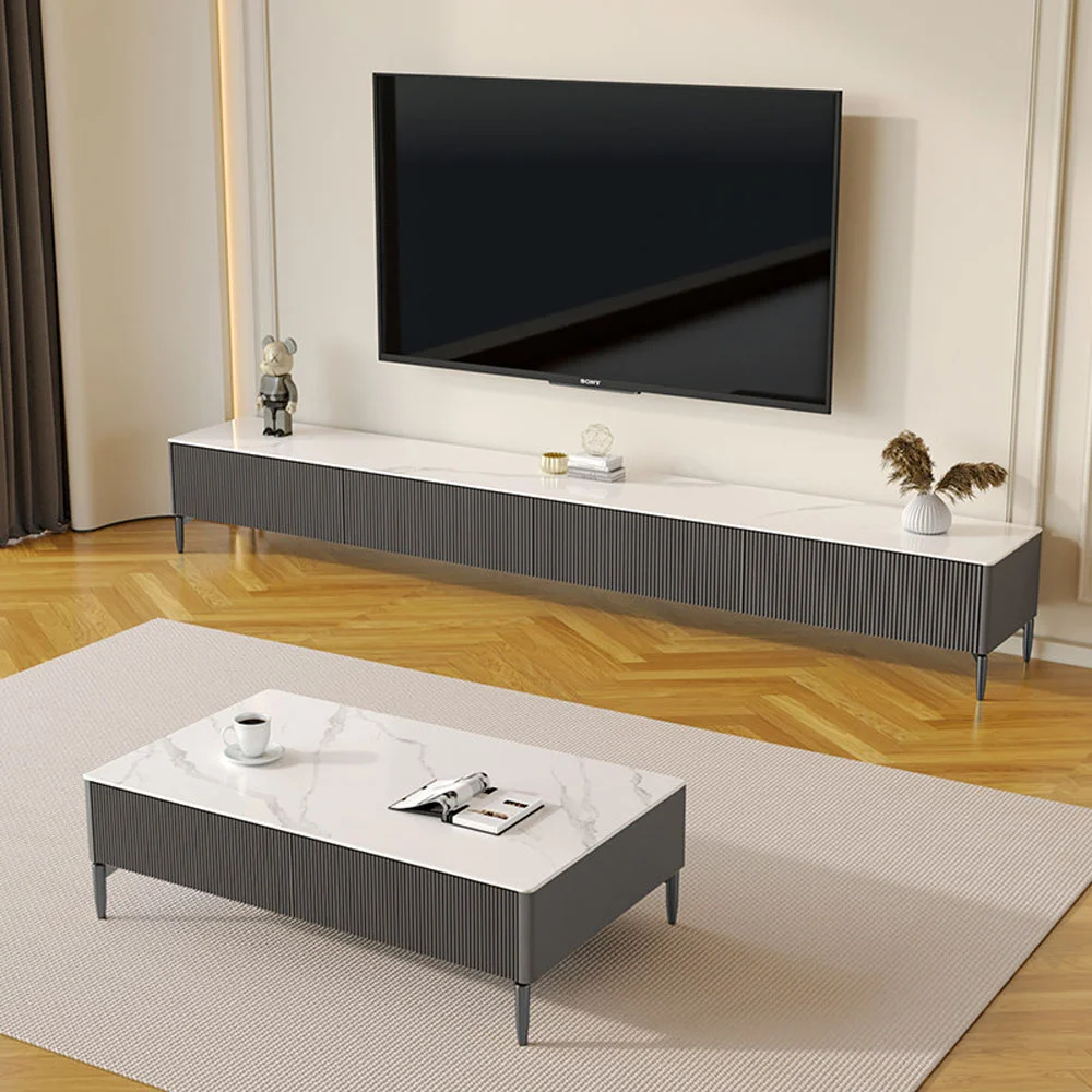 Sleek Stone TV Stand