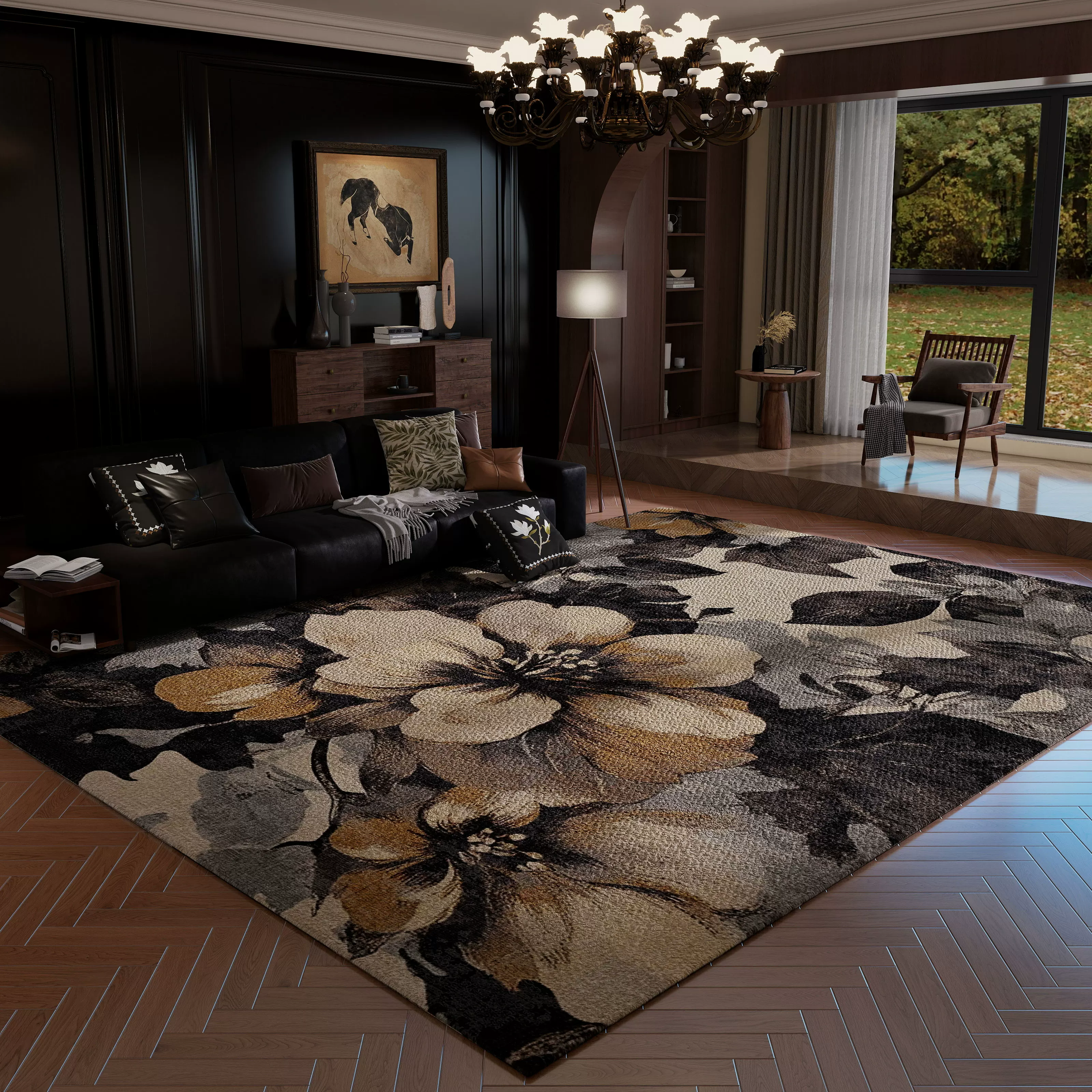 Vintage Loop Plush Area Rug | Ormau