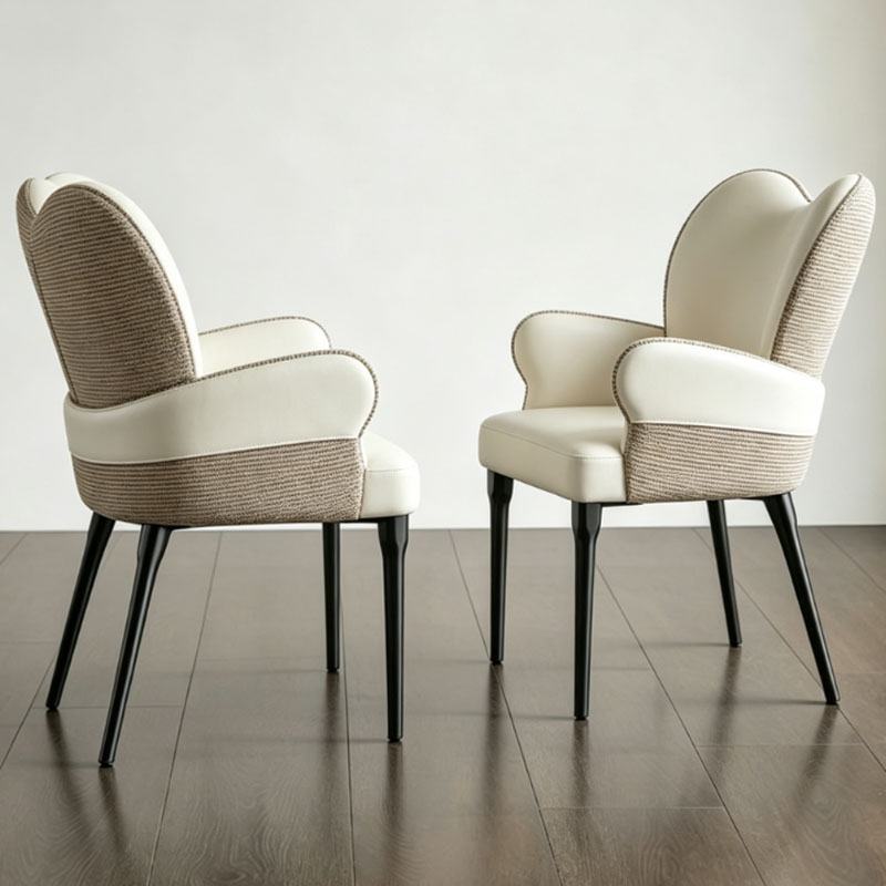 Elegant Heart-Back Dining Chair