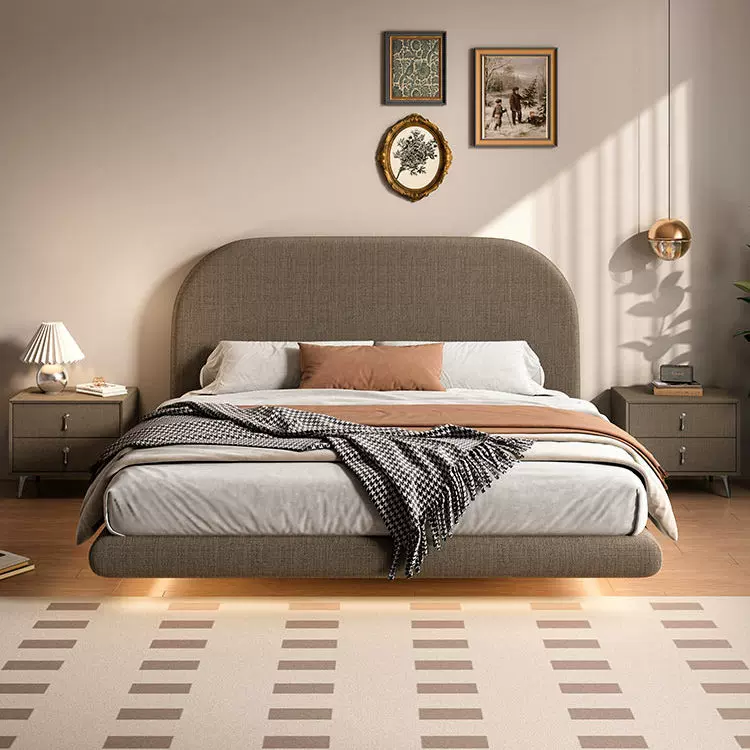 French Chenille Floating Storage Bed