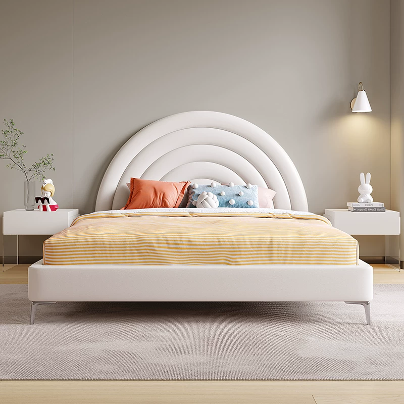 Full Leather Rainbow Bed