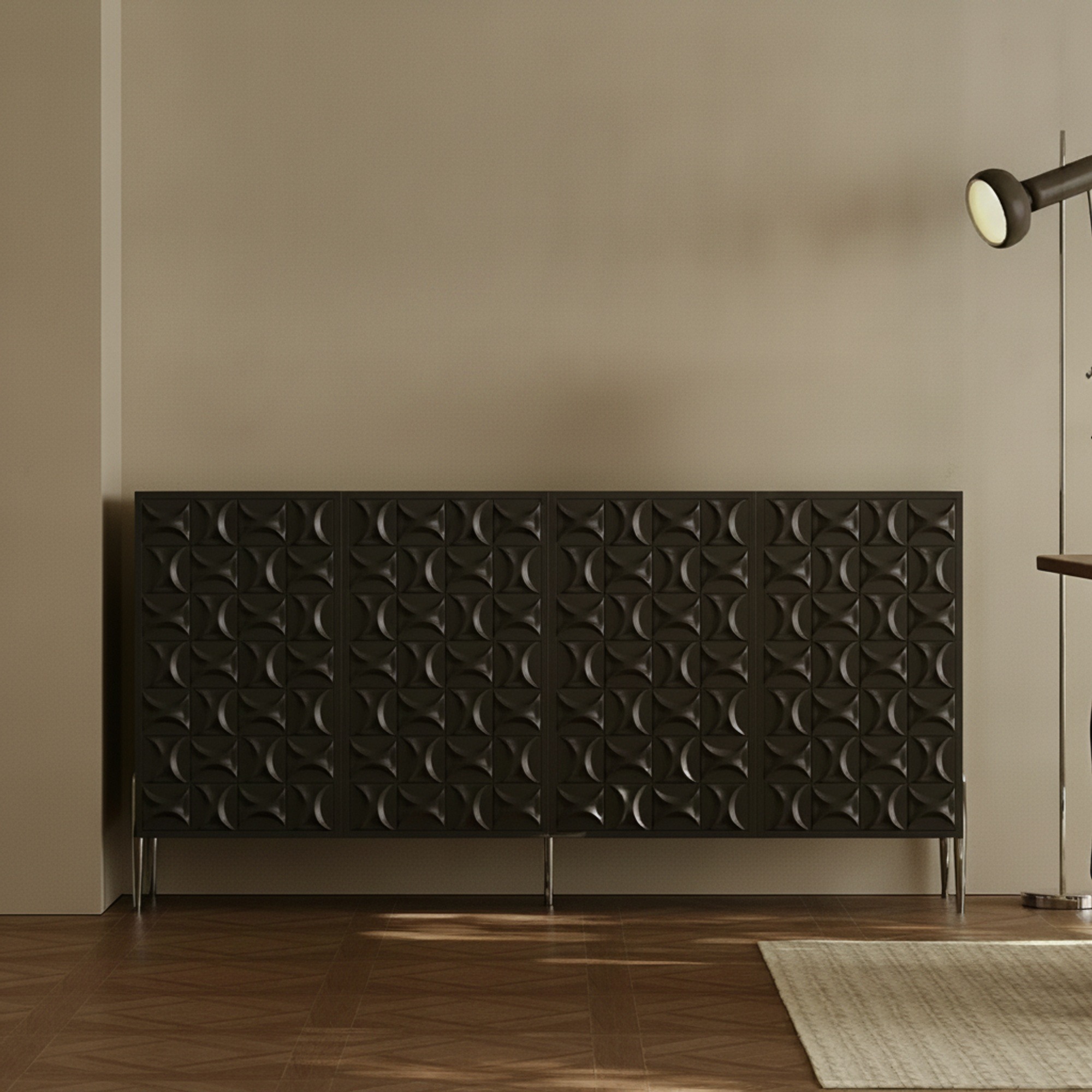 Black Oak Storage Sideboard