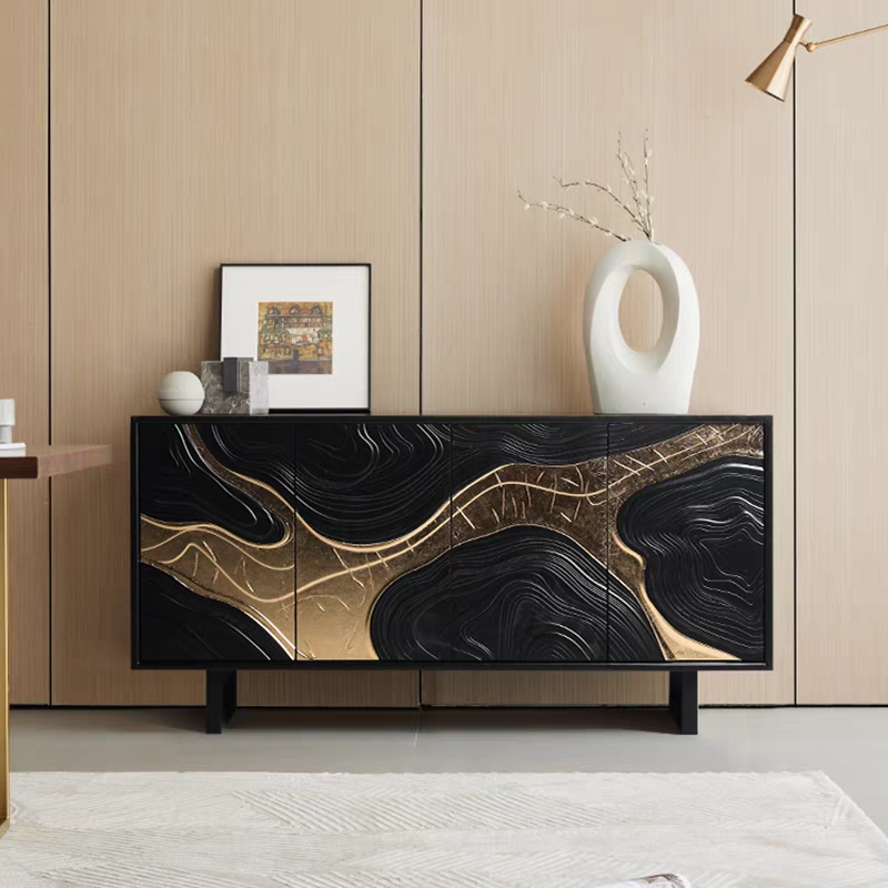 Wavy Mid-Century Sideboard