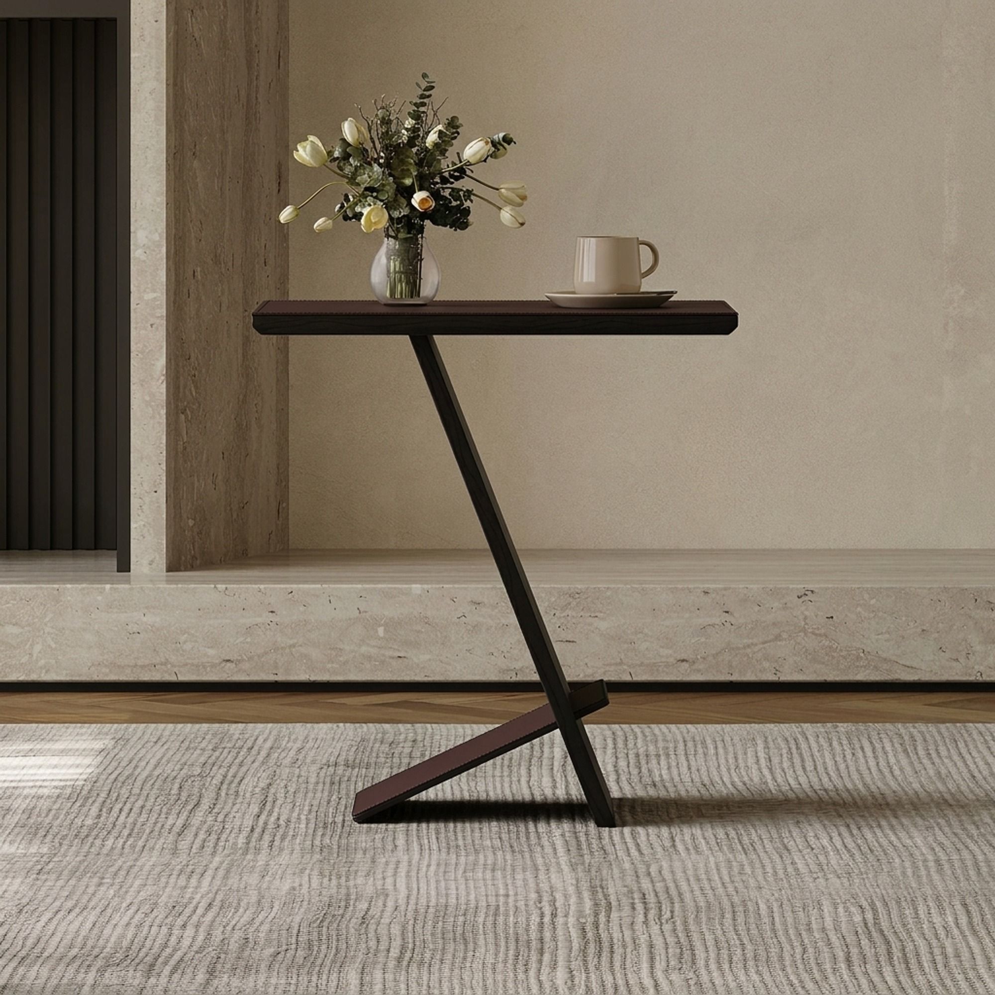 Saddle Leather Coffee Table