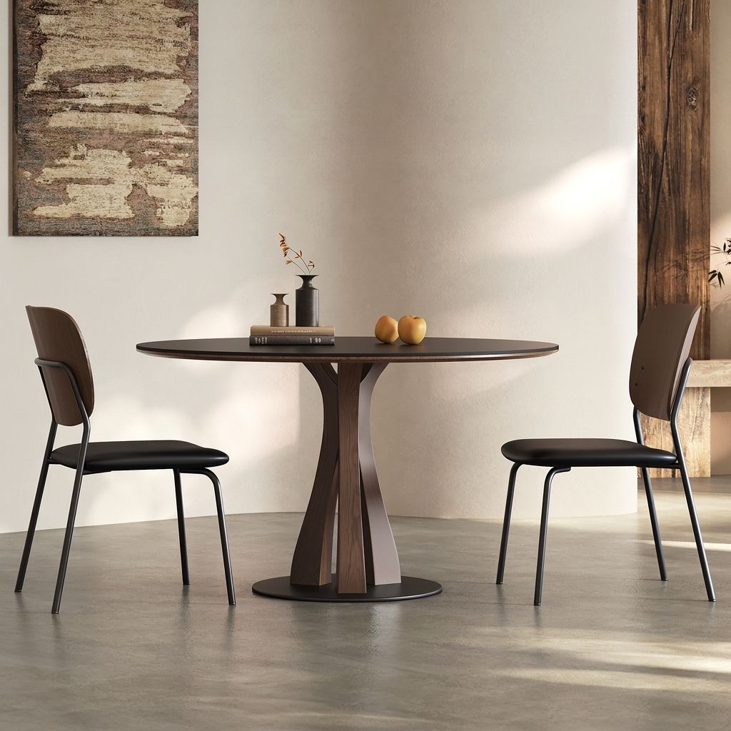 Round Sintered Stone Dining Table