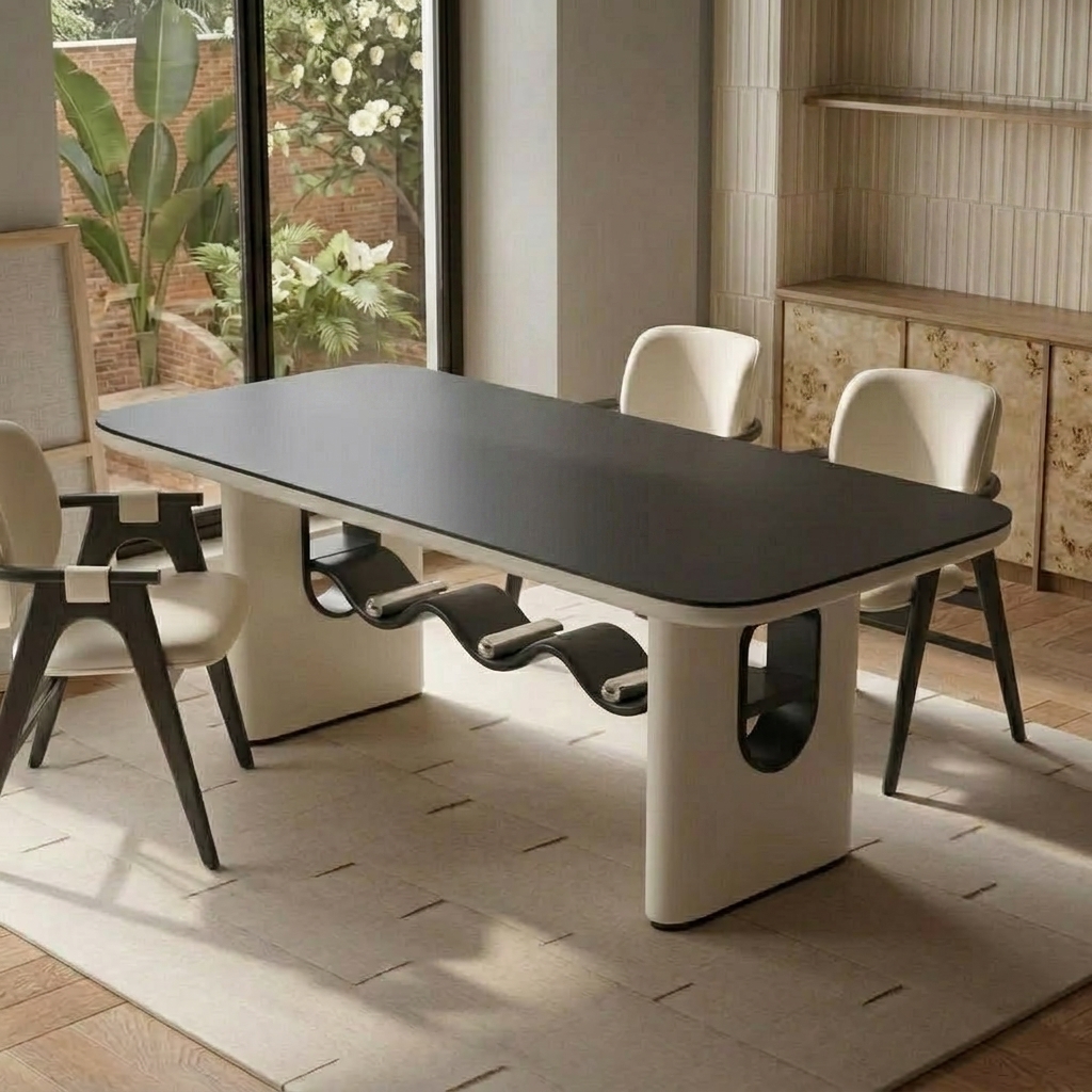 Minimalist Stone Dining Table