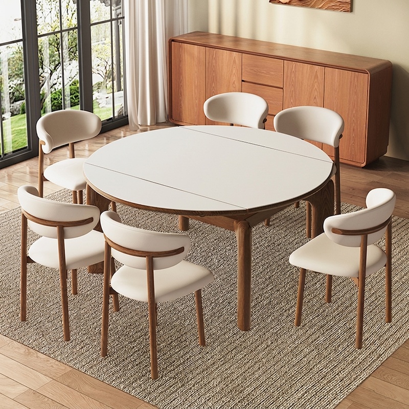 Vintage Ret retractable Dining Table