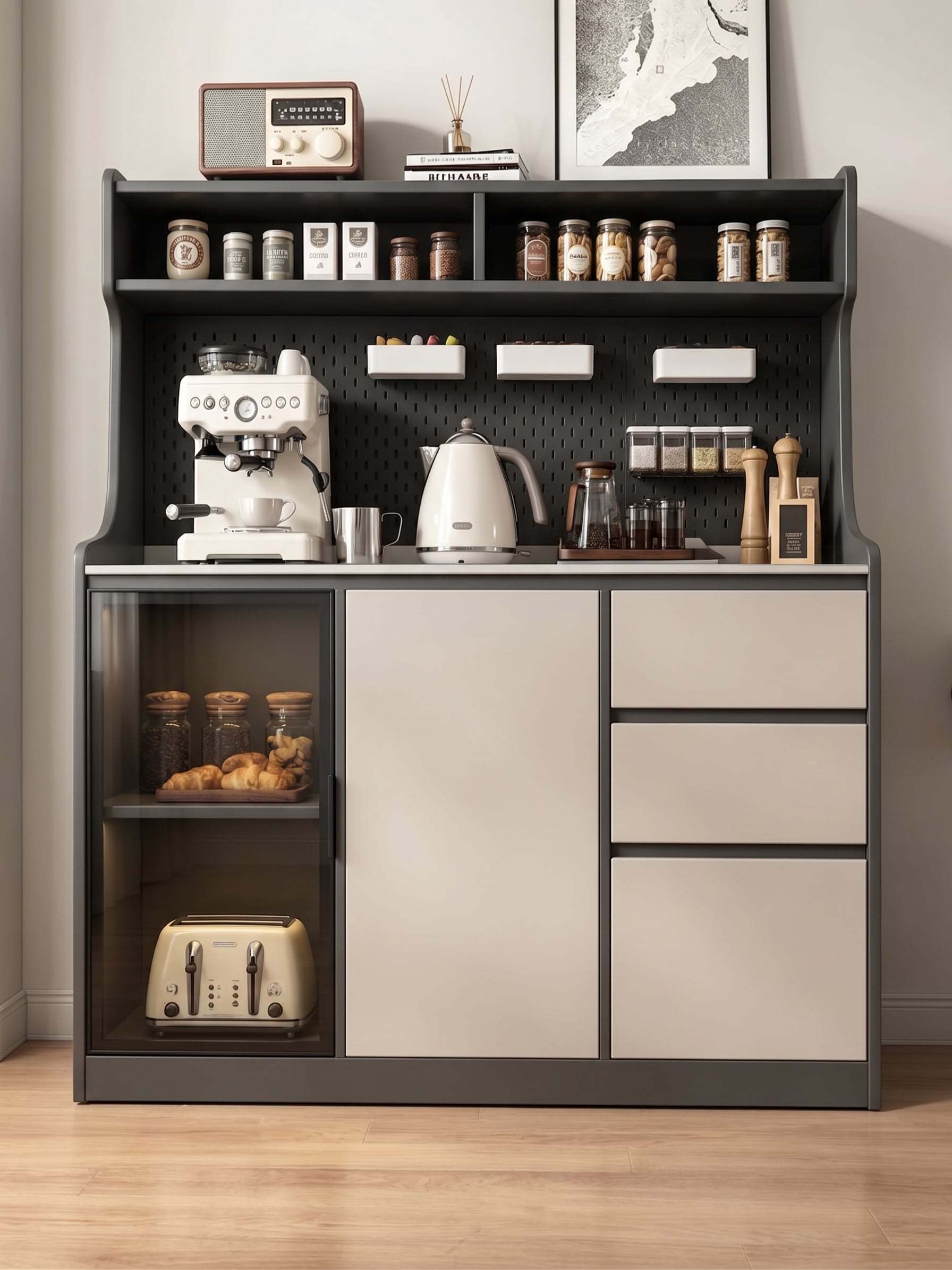 Sintered Stone Wall Sideboard