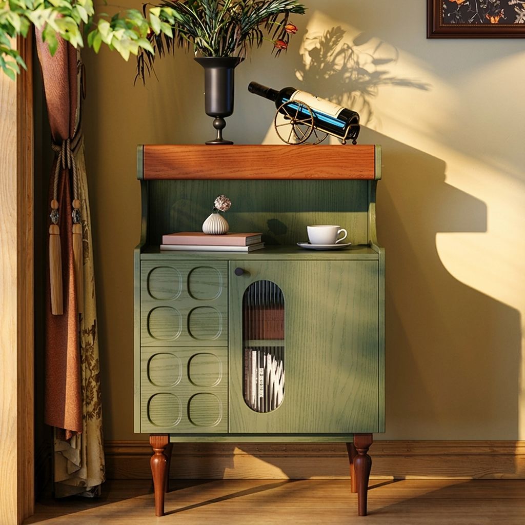 Mid-Century Green Ash Buffet