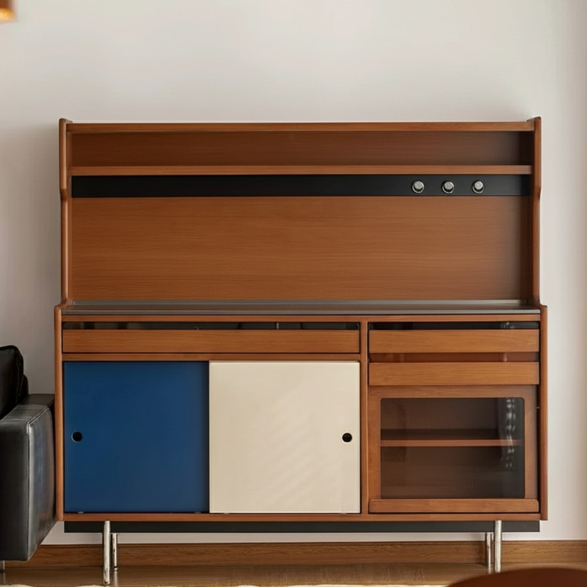 Solid Wood Sintered Top Sideboard