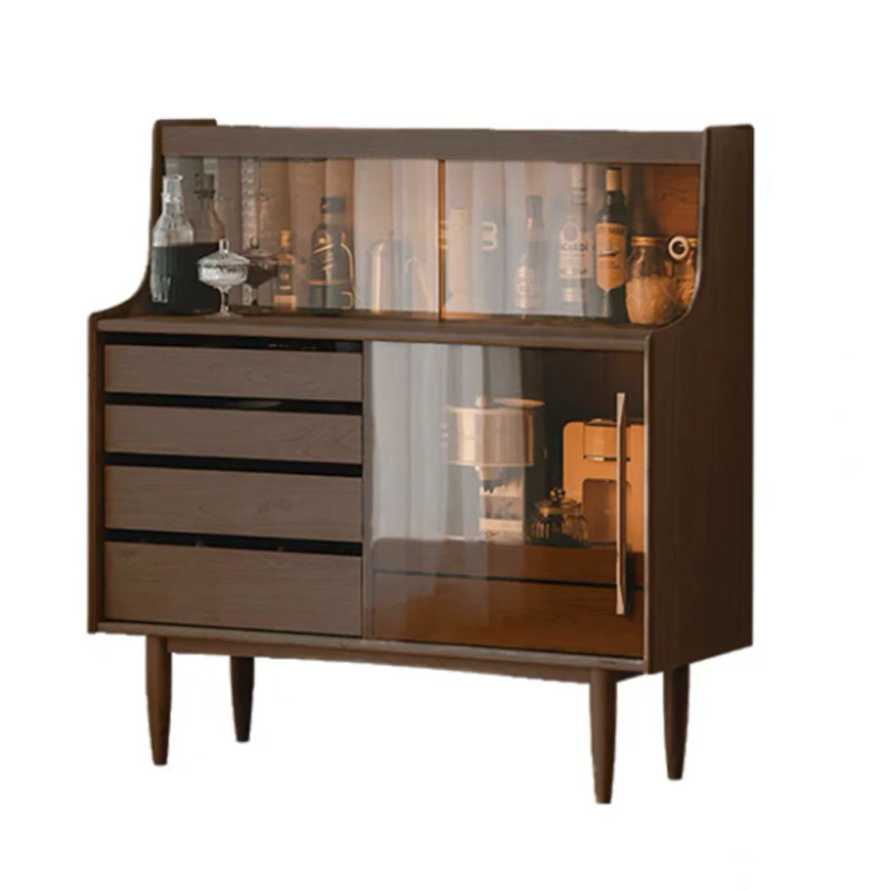 Minimalist Solid Wood Buffet Cabinet