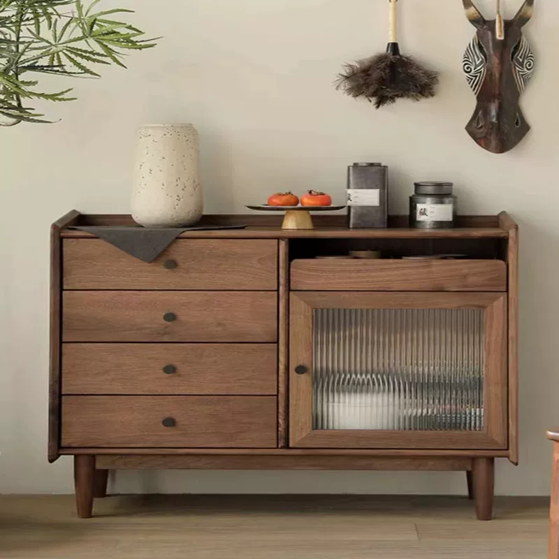 Minimalist Black Walnut Sideboard