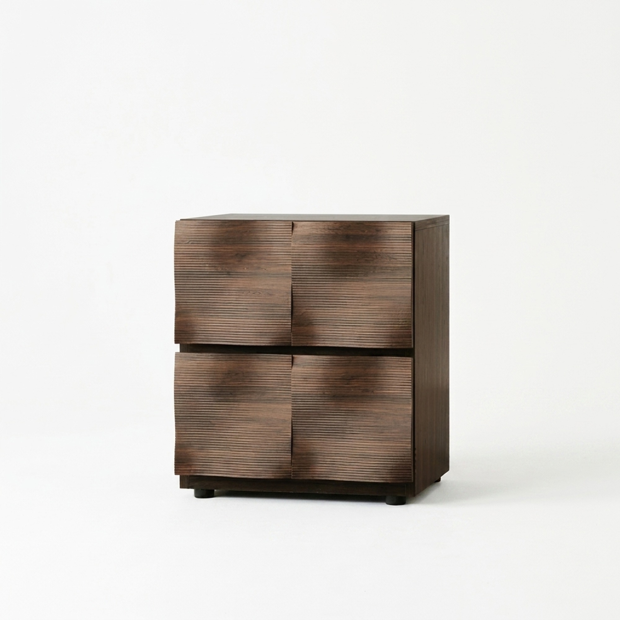 Rippled Solid Wood Sideboard | Ormau