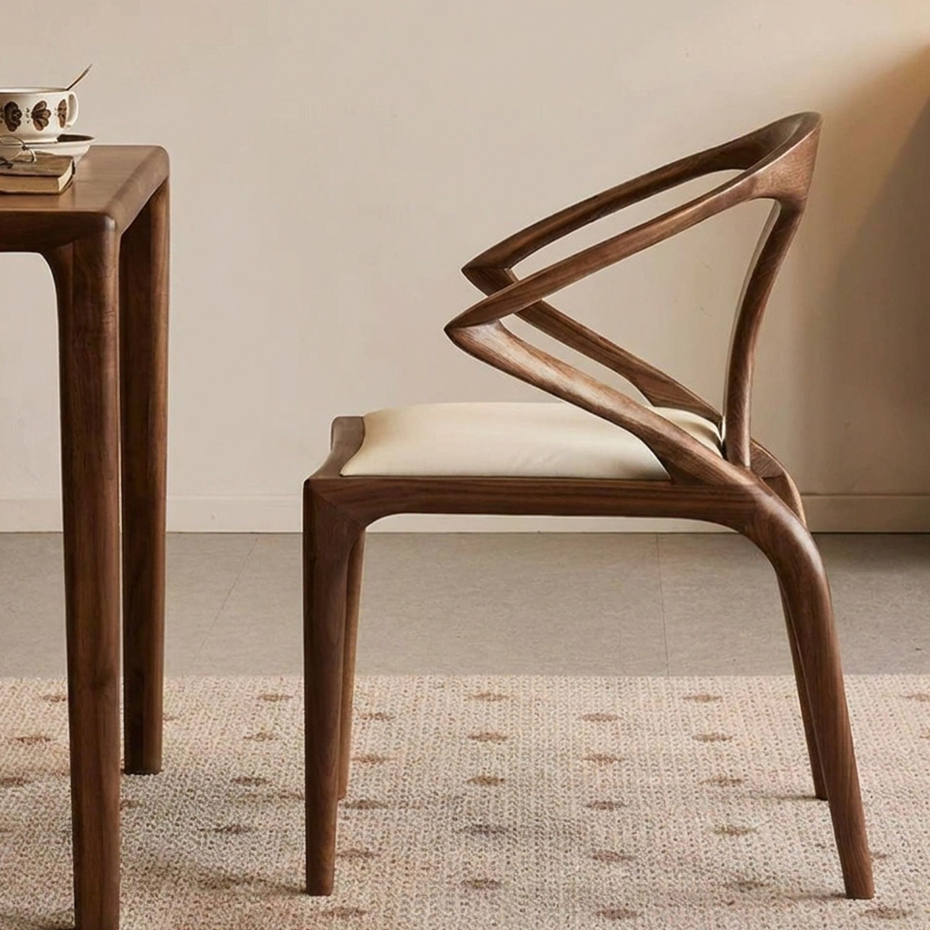 Sleek Open Back Dining Chair | Ormau