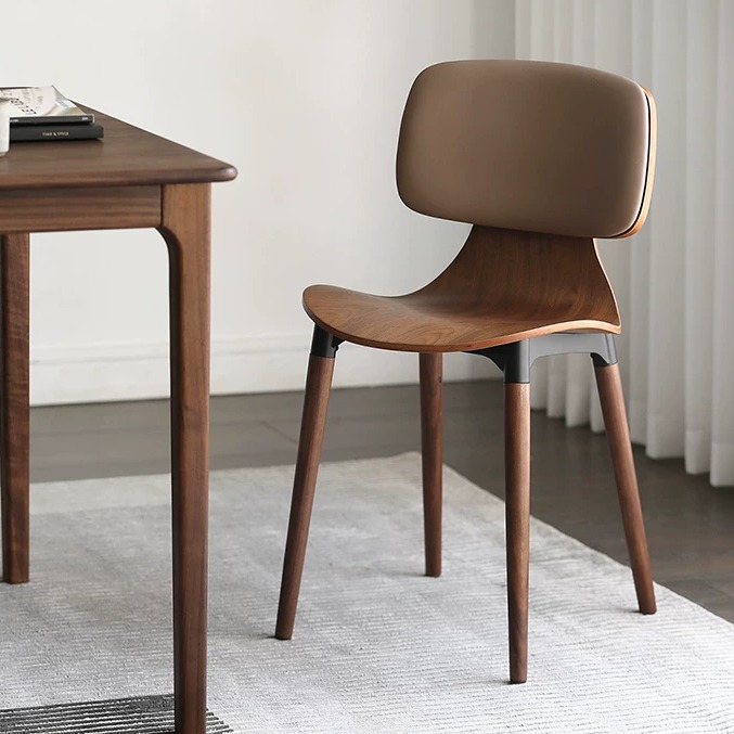 Walnut Upholstered Dining Chair | Ormau
