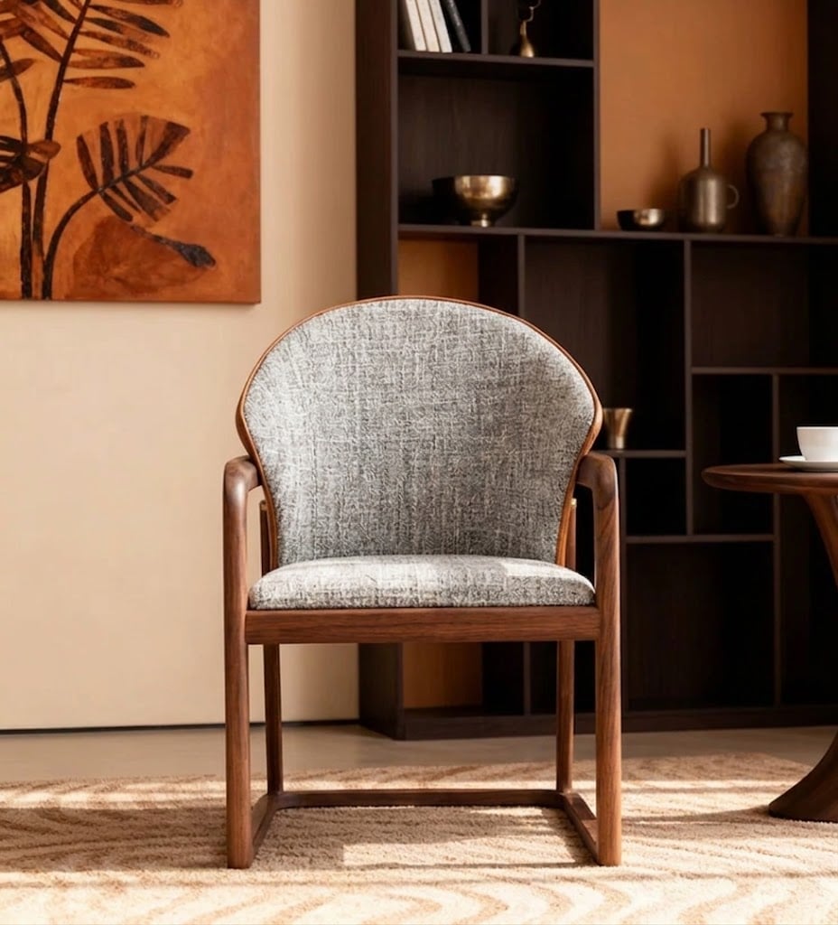 Neo-Chinese Wooden Dining Chair | Ormau