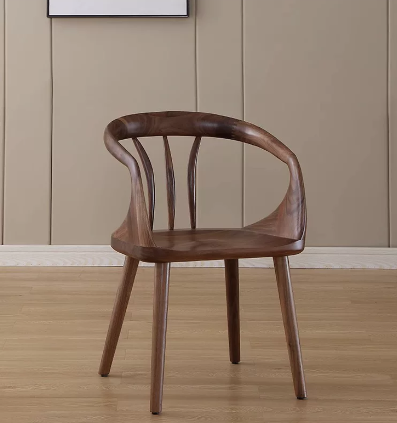 Minimalist Walnut Armchair | Ormau