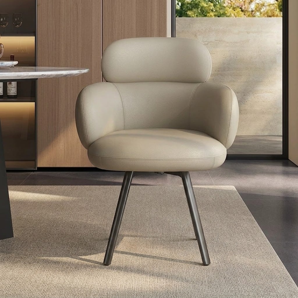 Minimalist Leather Dining Chair | Ormau