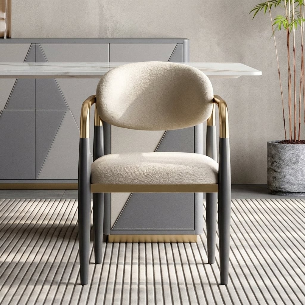 Timeless Leather Dining Armchair | Ormau