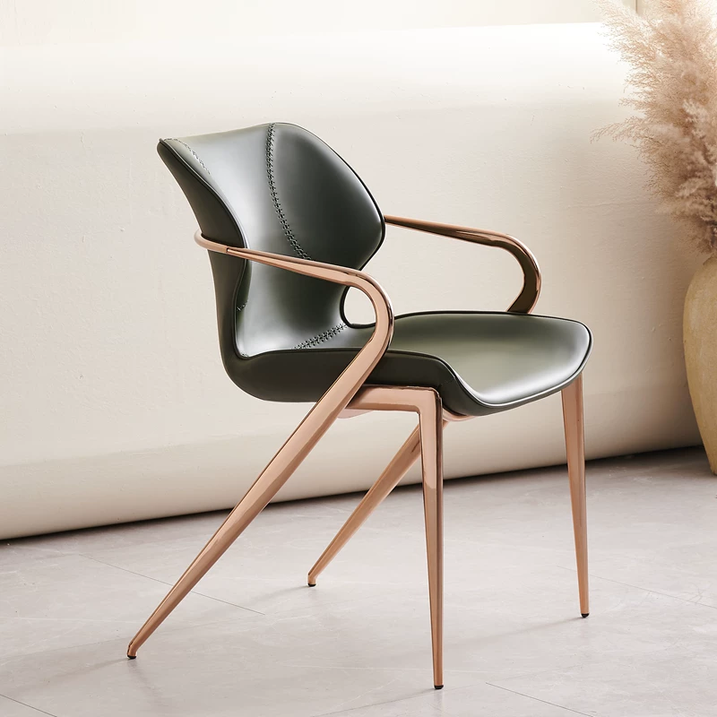 Saddle Leather Dining Armchair | Ormau