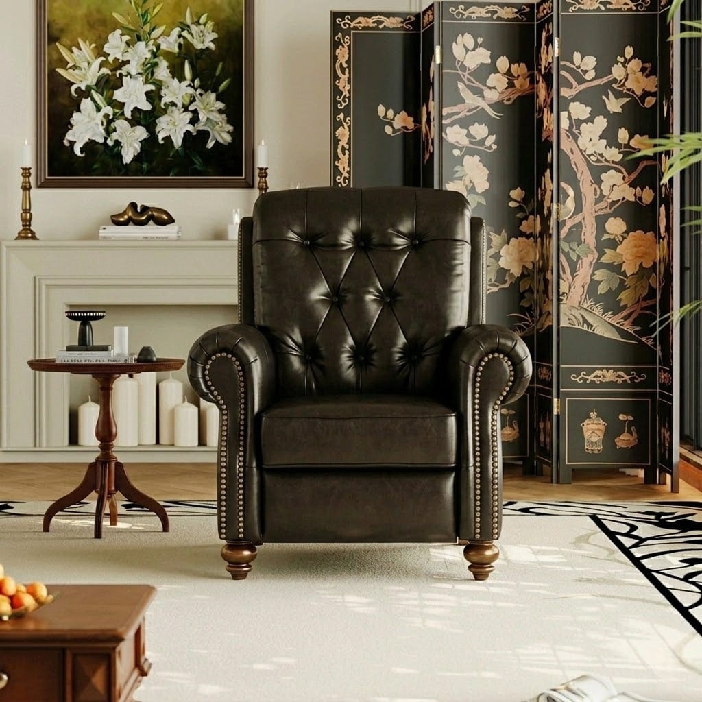 Heritage Tufted Leather Sofa | Ormau