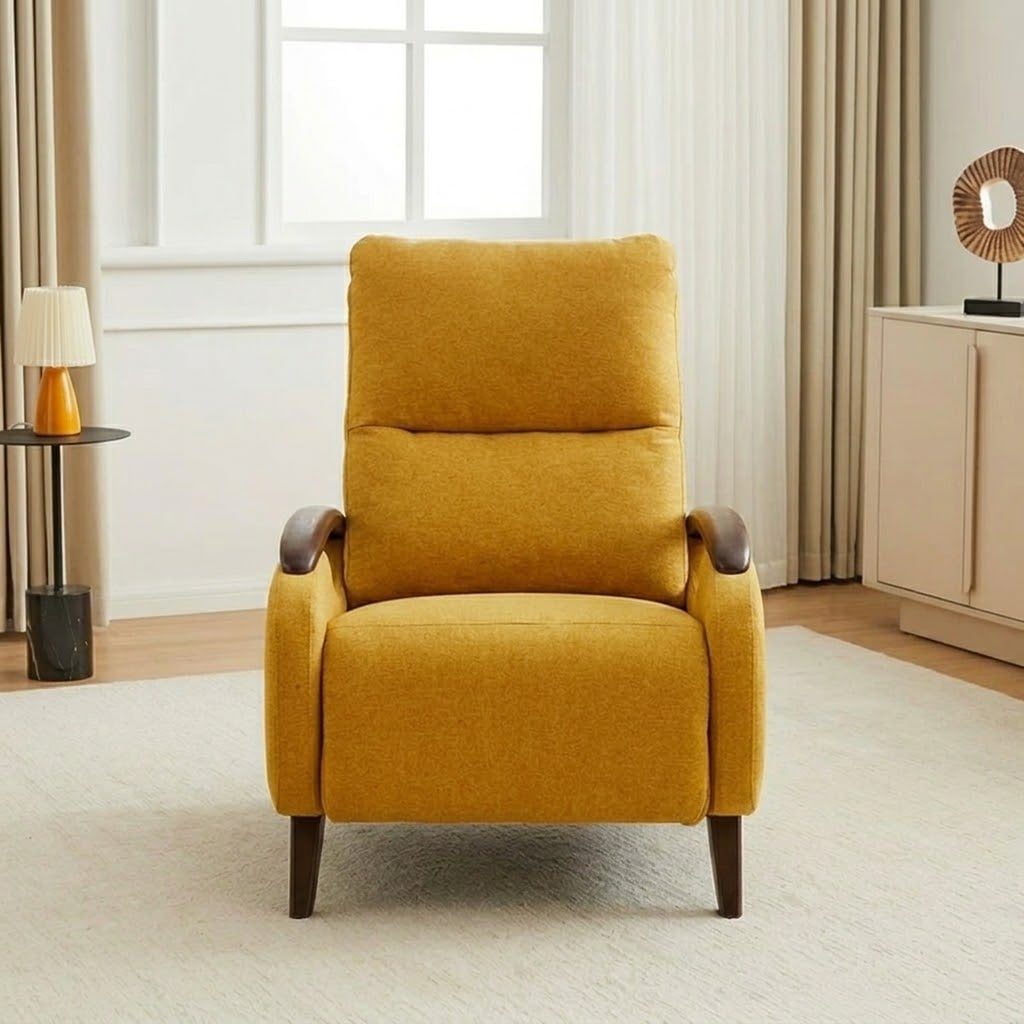 Ormau Mid-Century Lounge Chair | Solid Wood Sofa