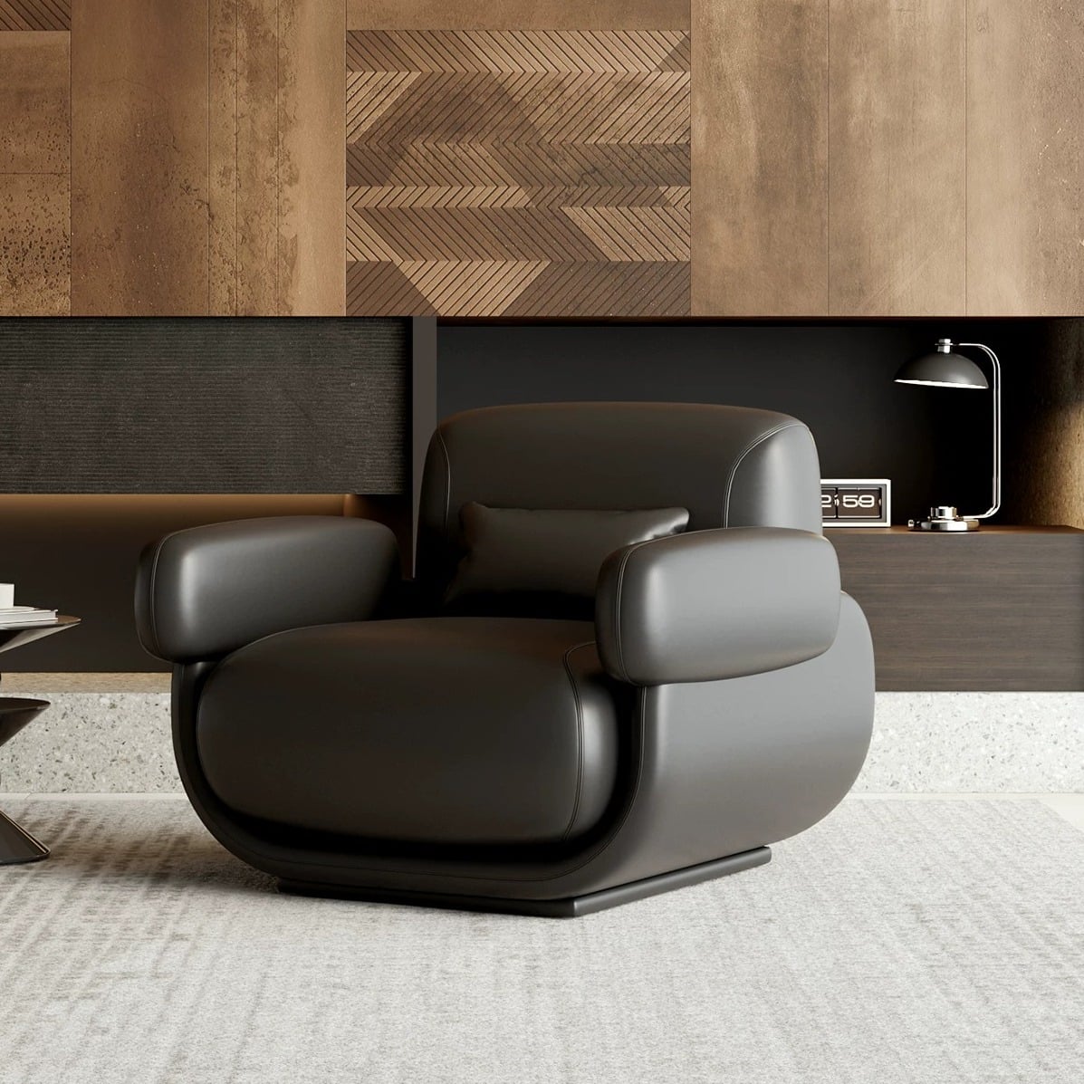 Italian Minimalist Lounge Chair | Ormau