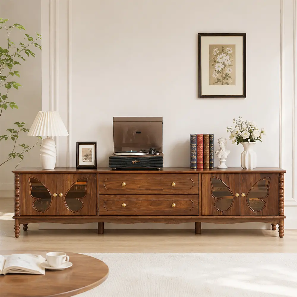 Solid Wood TV Console