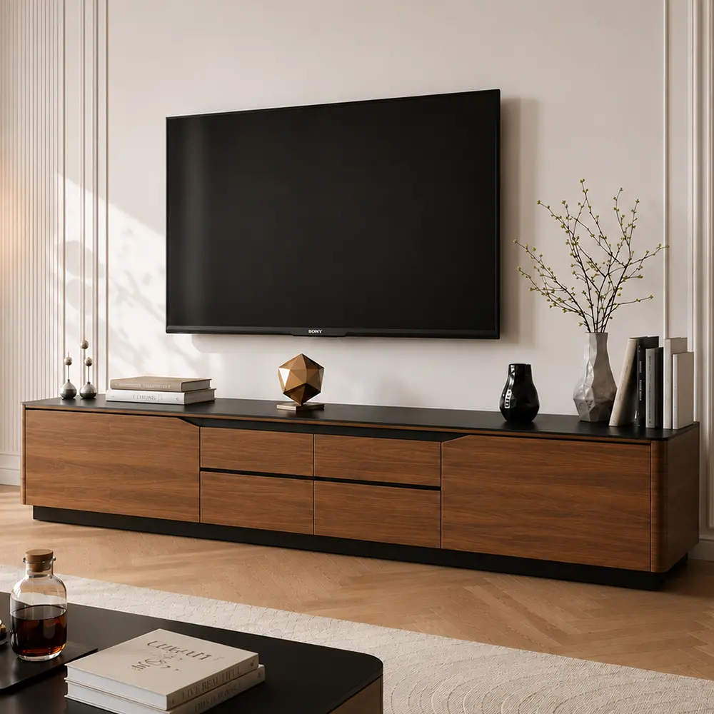 Aura Curved Media Console | Ormau