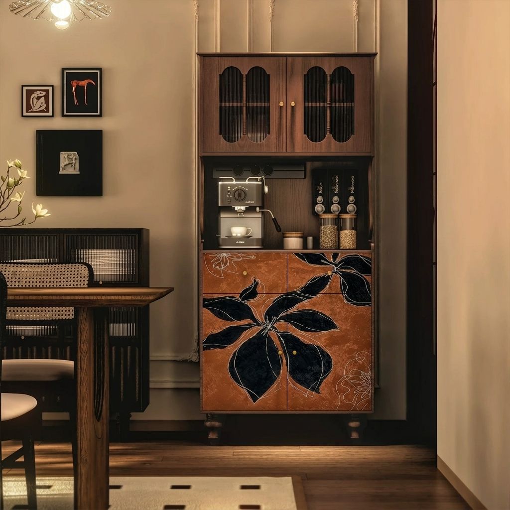 Mid-Century Solid Wood Display Cabinet | Bossels