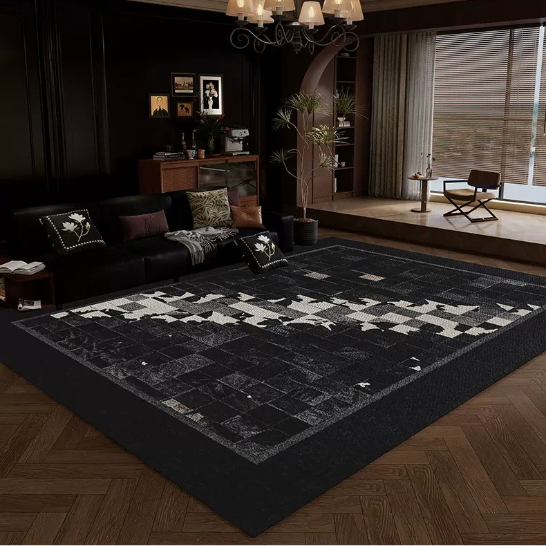 Patterned Loop Fleece Rug | Bossels